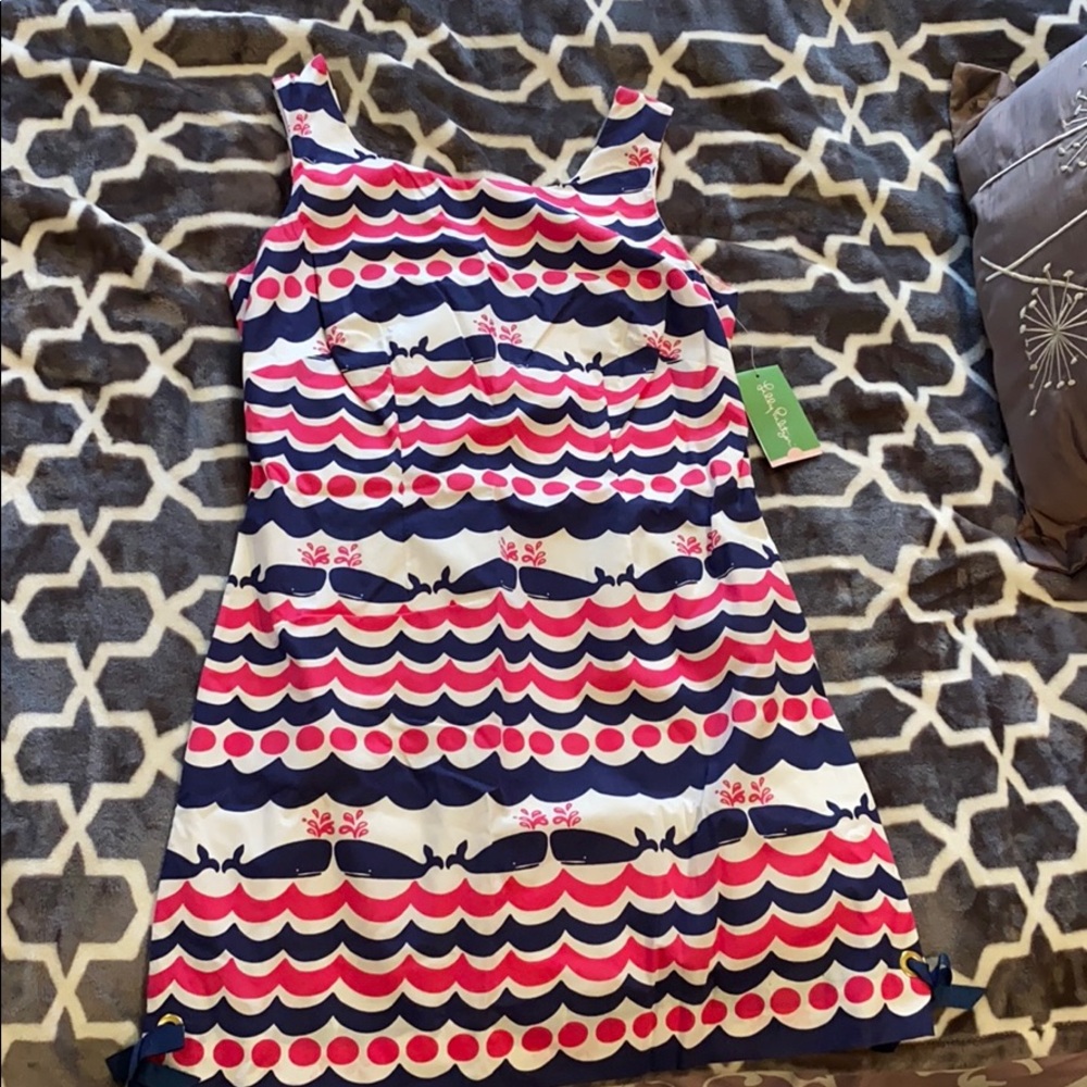 Lilly Pulitzer Whale Tails Delia Dress